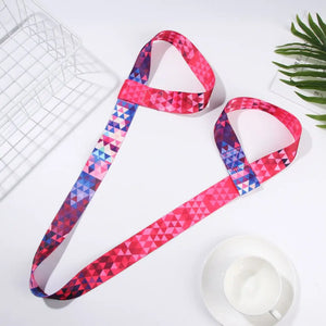 Yoga Mat Strap Belt Adjustable Sports Sling Shoulder Carry Strap Belt Exercise Stretch Gym Sports Fitness Elastic Yoga Belt