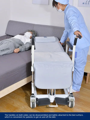paralysis  Disability Patient Transfer Chair Lifting Nursing Shift portable Folding Rollator rolling chair can sit and down
