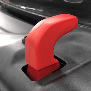 Front Bumper Tow Hook Rubber Cover for Jeep Wrangler JK JL Gladiator JT 2007-2023 Strap Protector Cushion