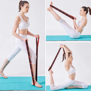 Multi-functional Yoga Pilates Resistance Bands Loop Fitness Exercise Pull Strap Belt Elastic Latin Dance Stretching Bands