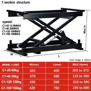 Electric Lifting Platform Motor Scissor Mechanism Furniture Table Remote Control Height Adjustable Smart WIFI eWelink APP