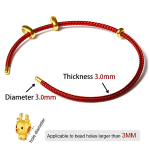 Red Black Steel Wire Adjustable Bangles Expandable Handmade Braided Rope Bracelet Couple Bracelets for Women Men Jewelry G434