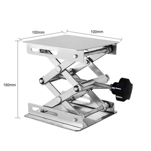 4'x4'  Aluminum Router Lift Table Woodworking Engraving Lab Lifting Stand Rack Lift Platform Woodworking Benches Lifter