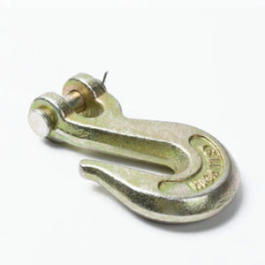 1/4" Clevis Grab Hook with Safety Latch,Zinc-Plated Clevis Slip Hook with Latch Grade 70