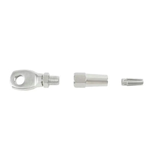 Marine Grade 316 Stainless Steel Swageless Eye Terminal for Wire Rope Cable DIY Fitting Rigging Hardware Balustrade Kit