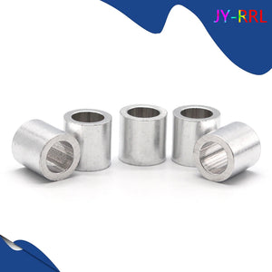 M1 to M12 Steel Wire Cable Rope Fixing Clip Single Hole Sleeves Aluminum Ferrule Crimping Loop Fittings Round Clamps