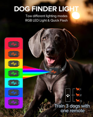 Dog Training Collar Aids Electronic Shocker Flashlight Dogs Accessories Shock  For Puppies Pet Equipment Device Animal Supplies