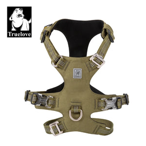 TRUELOVE Pet Harness with Handle 5 Point Adjustable Escape Proof Dog Harness Multi-Use Support Dog Lift Harness YH1808