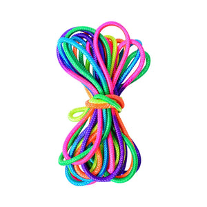 Rainbow Elastic Rubber Jump Rope Kids Adults Fitness Exercise Outdoor Fun Games Juegos De Exterior Para Niños Y Adultos