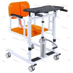 Transfer machine for elderly care, paralyzed, bedridden, and disabled patients, multifunctional hydraulic lifting transfer chair