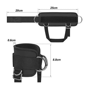 1pc Ankle Straps Cable Machines Workouts Fully Padded Ankle Cuffs for Leg Exercise Adjustable and Breathable Ankle Cuffs