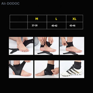 Sport Ankle Support Brace Elastic High Protect Guard Band Safety Running Basketball Fitness Foot Heel Wrap Bandage