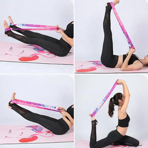 Multicolor Sports Accessories Fitness Exercise Stretch Carry Straps Yoga Belt Sport Sling Shoulder Yoga Mat Strap Belts