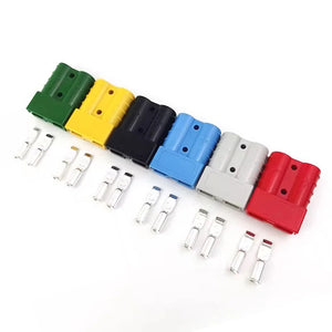 5/10/20 PCS Anderson Style Plug Connector 50A With Anderson Handle Forklift Battery Charging Quick Connectors Kit