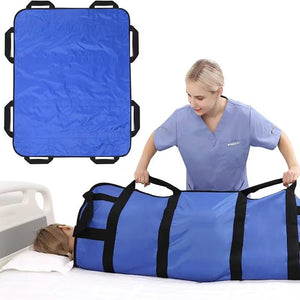 Household Soft Stretcher Transfer Belt Positioning Bed Strap Pad Transport Mat for Elderly Disabled Turning Lifting Moving