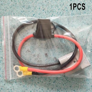 10AWG 50Amp Power Connector Double Pole Forklift Conductive Charger Battery High Current Car For Anderson Plug Lead To Lug M8