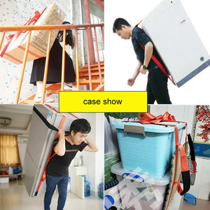 Single person moving belt cargo handling belt strapping belt Carry with Rope Lifting Moving Straps Transport Belt strapping tape