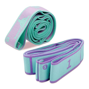 Yoga Pull Strap Belt Multi-functional Dance Yoga Auxiliary Stretching Belt Dance Stretching Band Loop GYM Fitness Exercise Bands