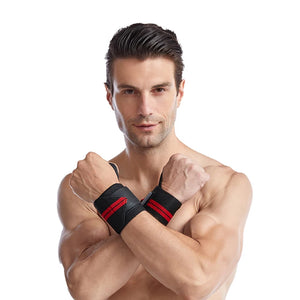 Fitness Sport Wrist Strap Weight Lifting Push Up Power Winding Wrist Strap Wicking Sweat Power Strap Hard Stretching Wrist Brace