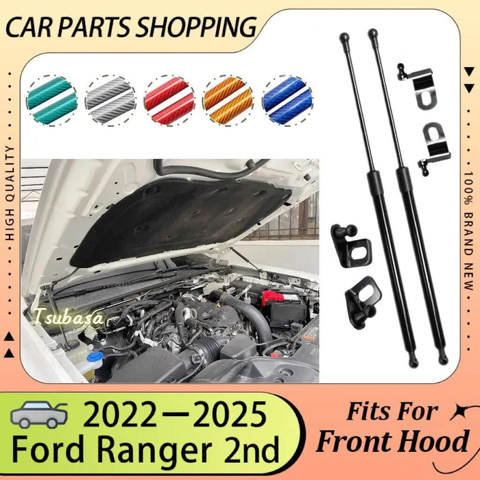 Modify Hood Struts For Ford Ranger Wildtrak Raptor P703 2022 2023 2024 Bonnet Cylinders Lift Support Damper Pistosn Rods Prop