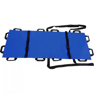 Patient Elderly Transfer Moving Sheet Belt Nursing Bedridden Positioning Lift Belt Pad Mat with 12 Handles Reinforcement Strap