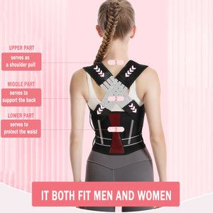 Anti Hunchback Support Strap for Both men&women, Adjustable Posture Corrector Open/Beauty Shoulder,Daily Fitness, Cycling,Yoga