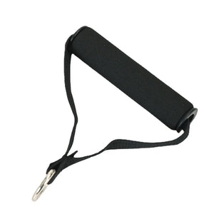 Resistance Band Plastic D Ring Exercise Strap Foam Handle Fitness Equipment for Home Gym Strength Training Stretching