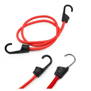 1pc Elastic Bungee CordLuggage Straps Rope Hooks Stretch Tie Outdoors