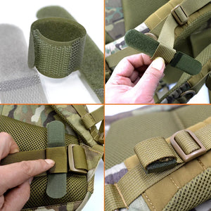 5PCS Tactical Nylon Straps Cable Ties Strap Webbing Organizer Fix Hook Loop Grip Wrapping Cord Reusable Backpack Fastener Buckle