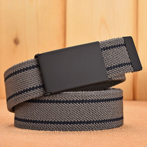 Men Canvas Tactical Outdoor Belt Unisex Stretch Elastic Waist Belts For Jeans Male Luxury Casual Straps Women Belt Ceintures