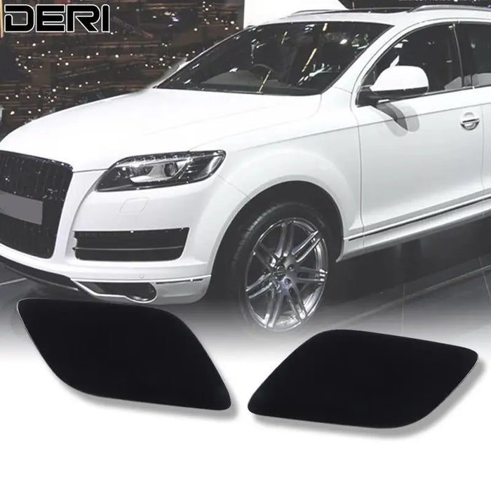 Pair Front Bumper Headlight Washer Lift Cylinder Cover Nozzle Cap For Audi Q7 2006-2015 4L0955276G 4L0955275G Left Right