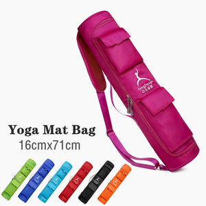 Fashion Yoga Mat Carry Bag Waterproof Yoga Sport Bags Gym Fitness Pilates Bag Shoulder Strap Carrier Backpack